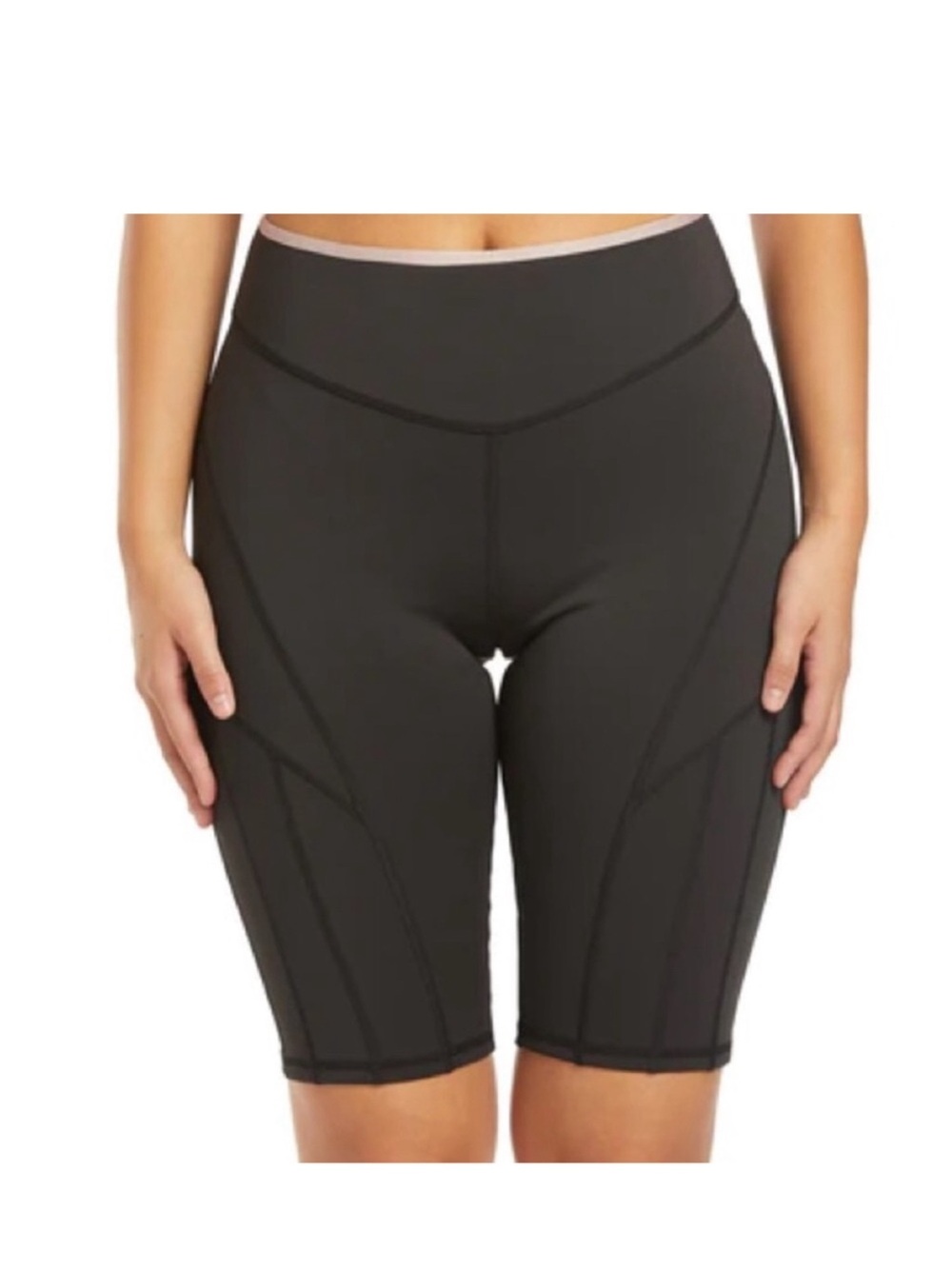FP Movement Free People Black Biker Baby Shorts High Rise - Size S